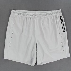 Ten Thousand The Session Shorts Lined Mens XXL 7" Stone Poly Stretch Running